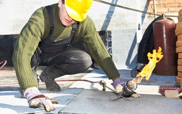 Low Greenside flat roof construction