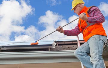 Low Greenside soft wash roof cleaning